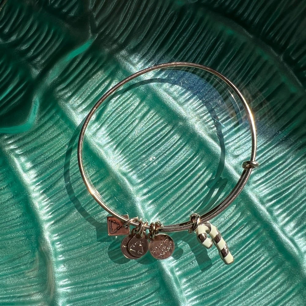 Rose gold candy Cain Alex & Ani Bracelet